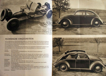 Volkswagen KdF Modelprogram 1939 "Mein KdF-Wagen" Carbrochure (8167)